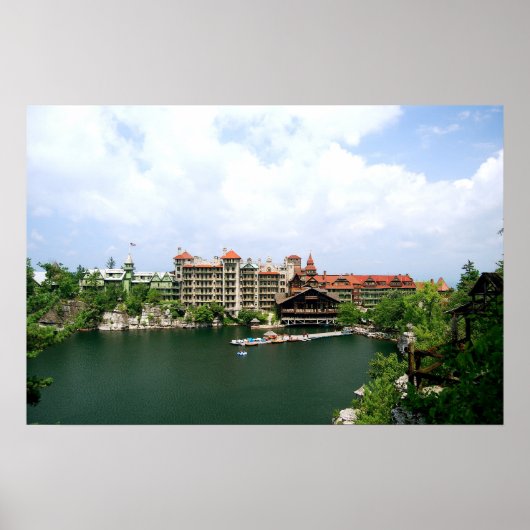 Poster van het berghuis (Voorkant)