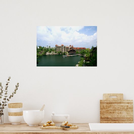 Poster van het berghuis (Keuken)