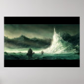 Poster van het bergkasteel (Voorkant)