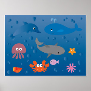 Poster van het cartoon-leven voor kinderen