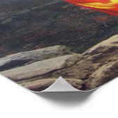 Poster van het gehakte huis (Hoek)