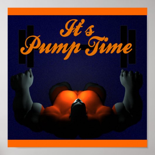 Poster van het gewicht van de pomp (Voorkant)