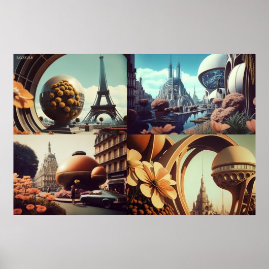 Poster van het grote oude Europa (met Logo van de (Voorkant)