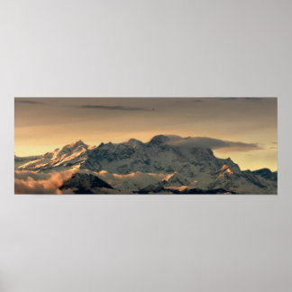 Poster van het Heilige berggebergte
