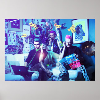 Poster van het hoofdkwartier van het plastic palei