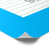 Poster van het Kartwork van December - Birthstone (Hoek)