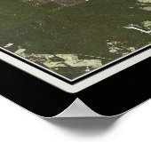 Poster van het Livingston Texas-meer (Hoek)