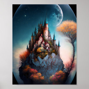 Poster van het Magical Fantasy Castle