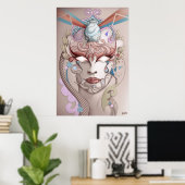 Poster van het Masker van Pandora (Thuiskantoor)