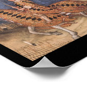 Poster van het medieval Equestrian Portret (Hoek)