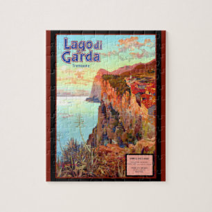 Poster van het meer Garda Legpuzzel