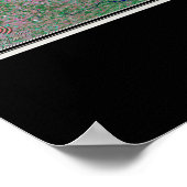 Poster van het meer Ontario Satellite (Hoek)