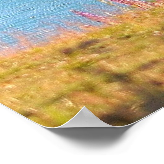 poster van het meer tekapo new zealand landscape U (Hoek)