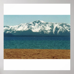 Poster van het meer van Tahoe Nevada