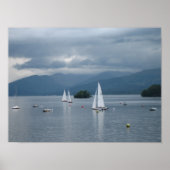 Poster van het meer van Windermere (Voorkant)