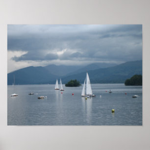 Poster van het meer van Windermere