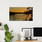 Poster van het Monduranmeer (Thuiskantoor)