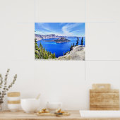 Poster van het Nationaal Park van het meer van Cra (Keuken)