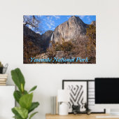 Poster van het nationaal park Yosemite (Thuiskantoor)