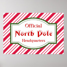 Poster van het Noordpoolteken