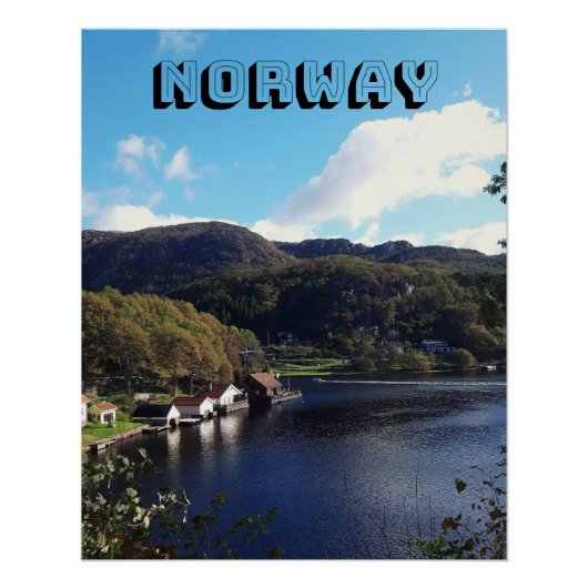 Poster van het Noorse landschap Perfect Poster (Voorkant)