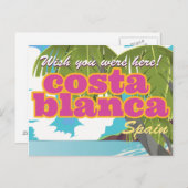 poster van het oldtimers van Valencia Briefkaart (Voorkant / Achterkant)