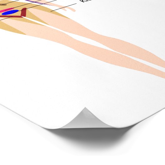 Poster van het referentiepijndiagram (Hoek)