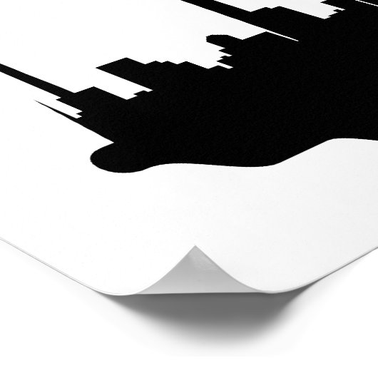 Poster van het reserveratievlak (Hoek)