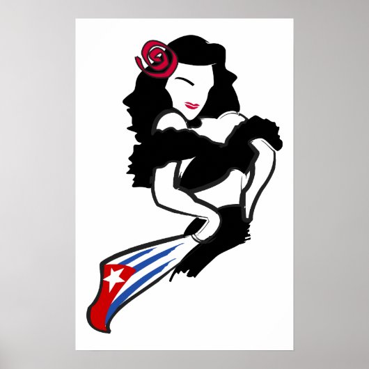 Poster van het Roos van Havana (Voorkant)