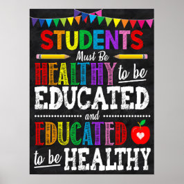 Poster van het schoolverpleeghuis Kantoor