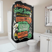 Poster van het Show van Spook Douchegordijn (In situ)