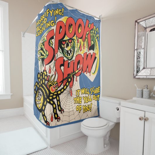 Poster van het Show van Spook Douchegordijn (In situ)
