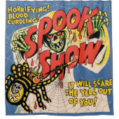 Poster van het Show van Spook Douchegordijn (Voorkant)