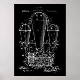 Poster van het steampunk-octrooi