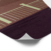 Poster van het stedelijk landschap (Hoek)