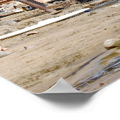 poster van het strand (Hoek)
