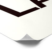 Poster van het superieure prop (Hoek)