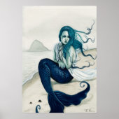 Poster van het windswept Mermaid (Voorkant)