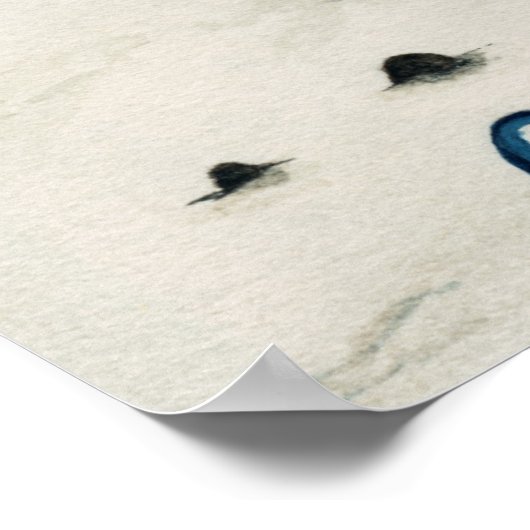 Poster van het windswept Mermaid (Hoek)