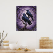 Poster van Huginn en Muninn (Keuken)