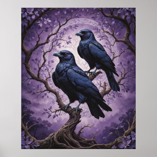 Poster van Huginn en Muninn (Voorkant)