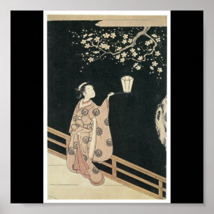 Poster van Japanse schilderijen c. late jaren 1760