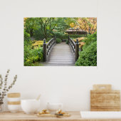 Poster van Japanse tuin (Keuken)