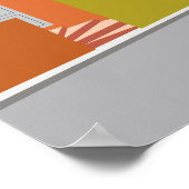 Poster van Kaapstad (Hoek)