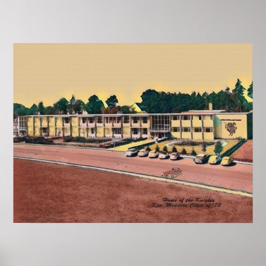 Poster van Karlsruhe American High School, Duitsla (Voorkant)