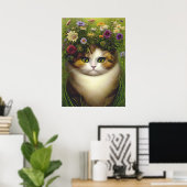 Poster van  karton voor ontwatering of voor het tr (Thuiskantoor)