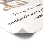 Poster van kat en muis (Hoek)