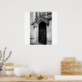 Poster van kathedrale deur (Keuken)