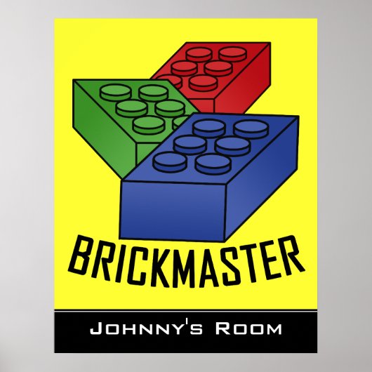 Poster van kinderbouwstenen (Voorkant)