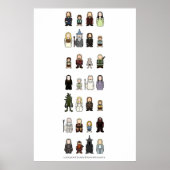 Poster van kleine mensen (Voorkant)